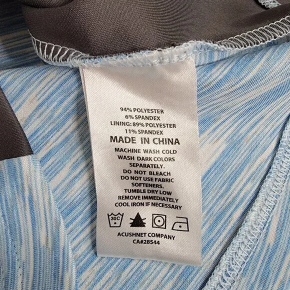 Footjoy FJ Womens Blue Performance Full Zip Golf Jacket Size Small Active Sporty - Picture 11 of 13